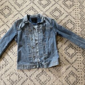 All saints oversized denim jacket